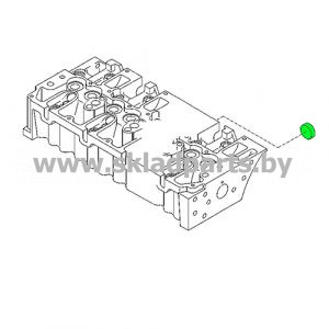 Заглушка головки блока цилиндров 01179634